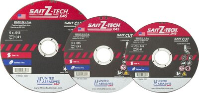 UA.23327 6" X .045" X 7/8" SAIT Z-TECH CUT-OFF WHEELS TYPE 1