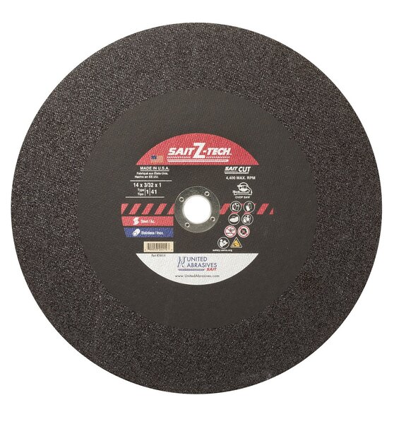 UA.24414 14 X 3/32 X 1 TF Z-TECH CHOP SAW
WHEEL