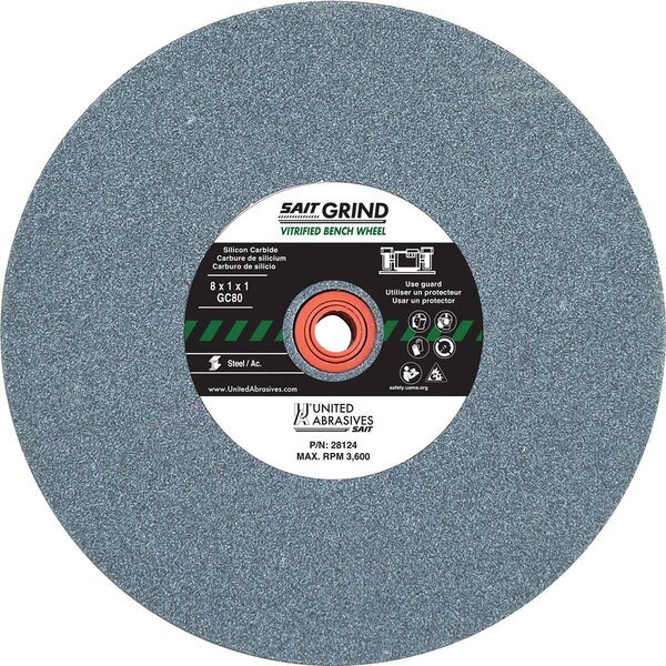 UA.28105 6" X 1" X 1" GC120 GRINDING WHEEL