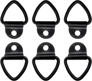 V.RING1000LB TIE-DOWN V-RING ANCHORS BLACK STEEL BOLTON TRAILER ..1,000LB LOAD LIMIT 13/32"