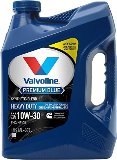 VAL.8600ES10W30 VALVOLINE PREMIUM BLUE 8600 ES SYNTHETIC BLEND HEAVY DUTY DIESEL ENGINE OIL 1 GA 10W30