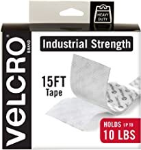 VELCRO2N15 2" X 15FT WHITE HOOK & LOOP VELCRO WITH ADHESIVE BACK