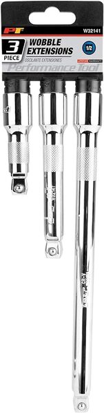 W32141 PERFORMANCE TOOL 3PC 1/2" DR WOBBLE EXTENSION SET