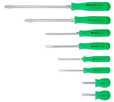 W9046GN 8 PC. SCREWDRIVER SET - GREEN