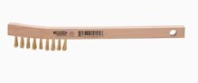 WELD.WBKH581 LINCOLN ELECTRIC WIRE BRUSH KH581..CURVED HANDLE MAKES FOR AN EASY GRIP..EXCELLENT BRUSH FOR ANY LIG