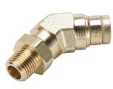 WHF.1880X6X6S 3/8" T X 3/8 MALE NPT 45 DEG SWIVEL BRASS