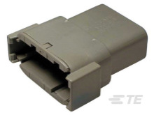 EL.DTM04.12PA 12-WAY RECEPTACLE, MALE CONNECTOR WITH A POSITION KEY AND EXTENDED SHROUD CONNECTOR