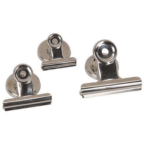 CLIP.98505 MAGNETIC BULLDOG CLIP SET, 3 PIECE