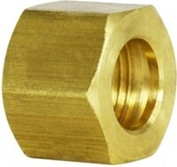 1/4 COMPRESSION NUT BRASS