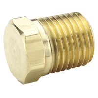BRASS HEX HEAD PLUG 218-8