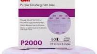 3M™ HOOKIT™ PURPLE FINISHING FILM ABRASIVE DISC 260L, 30366, 3 IN, P2000