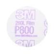 3M™ HOOKIT™ FINISHING FILM ABRASIVE DISC 260L, 00910, 3 IN, P800