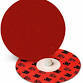 3M™ CUBITRON™ II ROLOC™ DURABLE EDGE DISC 984F, 80+, YF-WEIGHT, TR, MAROON, 2 IN, DIE R200P