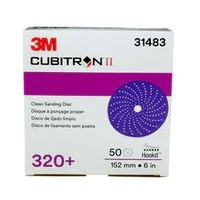6&quot; 320-GRIT 3M CUBITRON II CLEAN SANDING HOOKIT ABRASIVE DISC