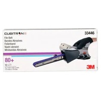 CUBITRON FILE BELT, 1/2 IN W X 18 IN
L, 80 GRIT, PURPLE