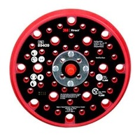 3M XTRACT HOOKIT HOOK AND LOOP SANDING DISC BACKUP PAD, 89409, 6 IN, MAX 12,000 RPM OPM, HARD, 49 HO