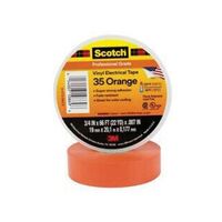 3M SCOTCH 35 3/4&#39; X 66FT 7 MIL ORANGE ELECTRICAL TAPE