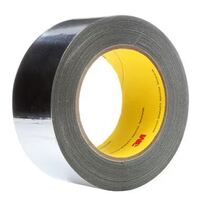 3M™ HIGH TEMPERATURE ALUMINUM FOIL GLASS CLOTH TAPE 363, SILVER, 2 IN X 36 YD, 7.3 MIL