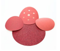 3M RED ABRASIVE HOOKIT DISC, 01219, 6 IN, P320