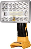 WAXPAR 2000LM 20V LIGHT FOR DEWALT 20V TOOLS LITHIUM-ION BATTERY, 18W FLASHLIGHT REPLACEMENT FOR DEW