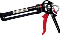 RED DEVIL 3989 9&quot; EXTREME DUTY CAULK GUN - THRUST RATIO 26:1,BLACK