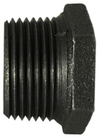 1/4 MNPT X 1/8 FNPT BLACK HEX REDUCING BUSHING