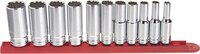 GEARWRENCH 11 PC. 3/8&quot; DRIVE 12 PT. DEEP SOCKET SET, SAE - 80563