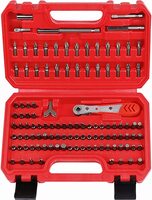 112-PIECE ULTIMATE SECURITY BIT SET, PREMIUM SCREWDRIVER BIT SET WITH RATCHET WRENCH