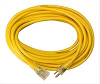 12/3 HEAVY-DUTY 15-AMP SJTW EXTENSION CORD WITH LIGHTED POWER BLOCK, 50-FEET