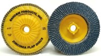 4-1/2&quot; X 5/8&quot;-11 40 GRIT FLAP DISC TURBO-TRIMMABLE