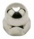 1/4-28 LOW CROWN ACORN NUT 18-8 SS