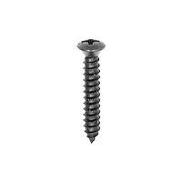 #8 X 1&quot; (#6 HEAD) PHILLIPS OVAL HEAD TAPPING SCREW BLACK OXIDE