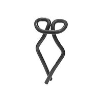 TRIM CLIP FASTENER 1/4 x 1/2 HD 1/4 HOLE - BLACK JAPAN