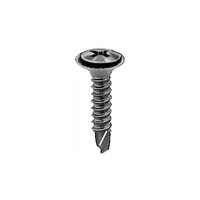 #8 X 5/8&quot; PHILLIPS OVAL TAPPING SCREW FLUSH MOUNT PHOS(NO6 HD W/#2 DRILL PT)