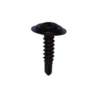 #8 X 3/4&quot; PHILLIPS OVAL TEK SCREW SEMS BLK OX