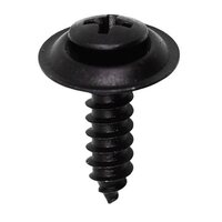 #10 X 3/4 PHIL OVAL #8 HD AB TAPPING SEMS - BLACK