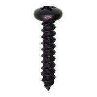 #10 X 1&quot; PHILLIPS PAN TAPPING SCREW BLACK