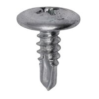 #8 X 1/2 PHILLIPS WASHER HD TEKS TAP SCREW - ZINC POINT TYPE : #2 DRILL