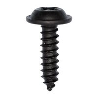 #8 X 5/8&quot; PHILLIPS FLAT WASHER HEAD TAPPING SCREW BLACK