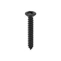 #6 X 1&quot; PHILLIP OVAL TAPPING SCREW BLACK OXIDE