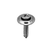 #8 X 1-1/2&quot; PHILLIPS OVAL TAPPING SCREW CHROME