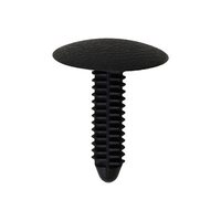 1/4 X 5/16 STEM DIA X 1-1/8 LENGTH X 1&quot; HEAD DIA NYLON TRIM RETAINER BLACK