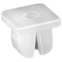 3/8&quot; NYLON SQL HAD M3-.5 WHITE NYLON NUT