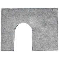BODY SHIM 1-3/4 X 1-1/4 X 1/16 W/ 1/2 SLOT ZINC