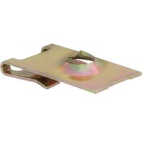 SPRING TYPE J-NUT, M6.3, 15MMW, 24MML, CENTER OF HOLE TO EDGE 13MM