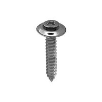 8 X 1 PHIL OVAL HD SEMS TAP SCREW CNTRSNK CHROME 2772