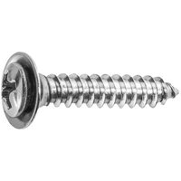 #8 X 7/8 PHIL OVAL HEX SEMS TAP SCRW FLUSH CHROME 2775