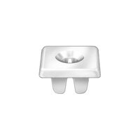 GM LICENSE PLATE NYLON NUT, 1/4-20 SCREW SIZE