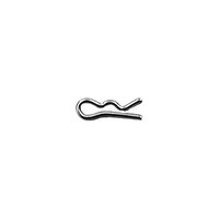 1/16&quot; ID X 3/8&quot; OAL HAIR PIN RETAINERS ZINC PLATED