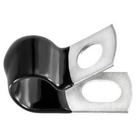 1/4&quot; GALV STEEL W/VINYL COAT INSULATED SMALL HOSE CLAMP